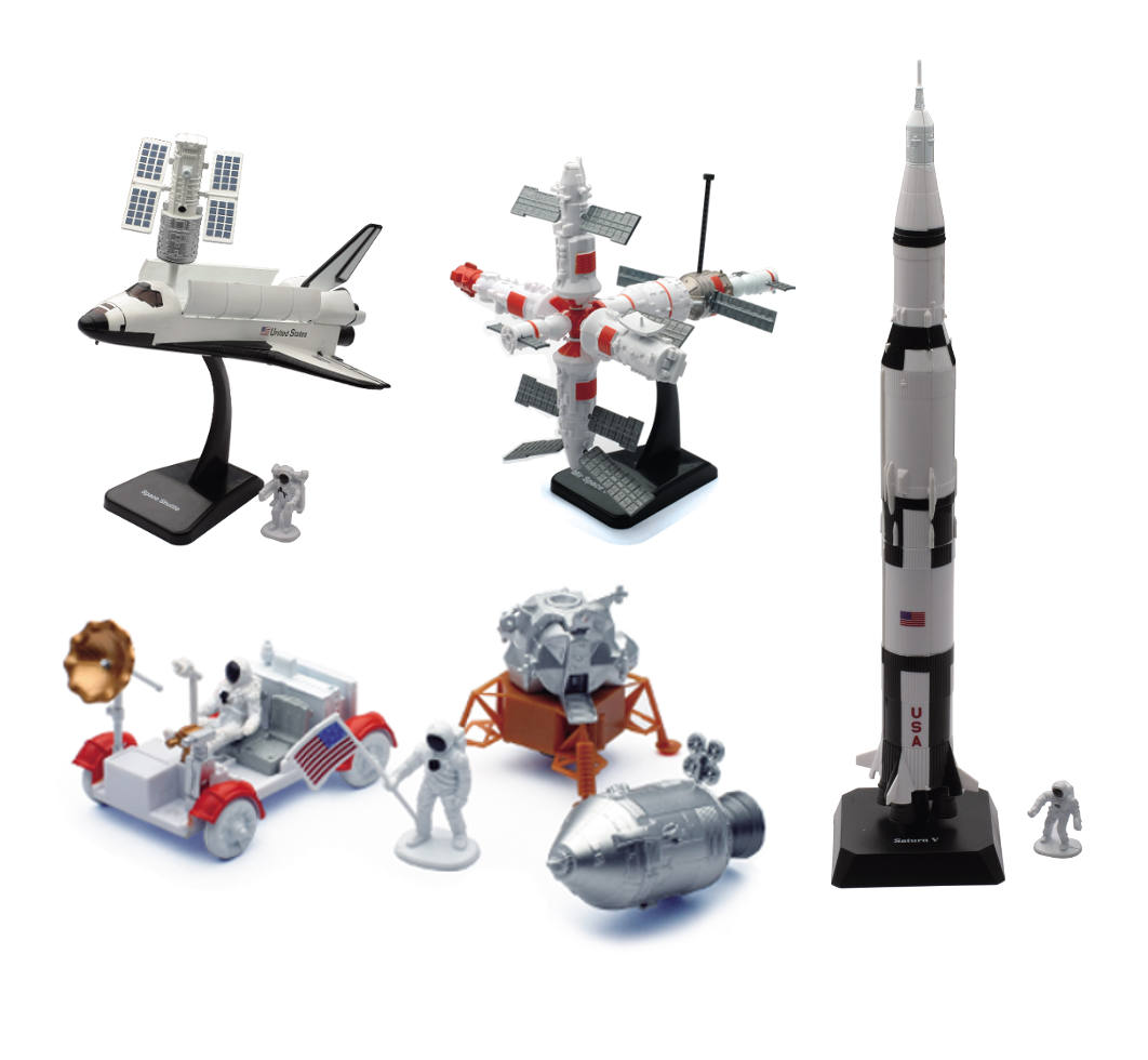 New Ray Kit de modelo de aventura espacial transbordador espacial 