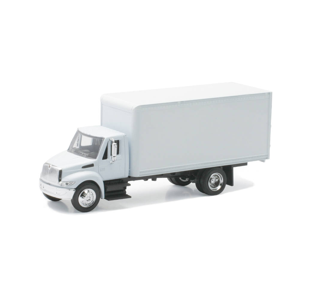 NewRay International 4200 1:43 diecast 8" model delivery Box Truck White NEW