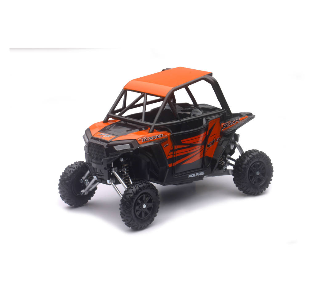 NewRay ATV Model 1:18 Polaris RZR XP 4 1000 Titanium Orange 